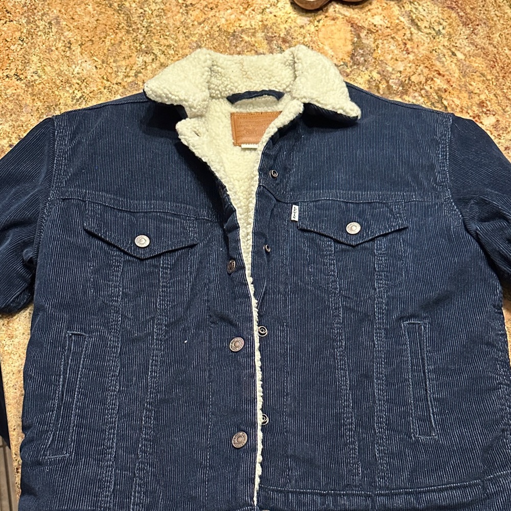 Levi Corduroy Sherpa Jacket women’s xs